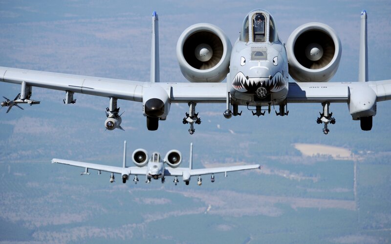 A-10 Thunderbolt II Aircraft — Gray