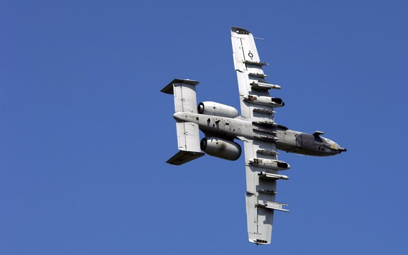 A-10 Thunderbolt II — Blue, Clear, Afternoon
