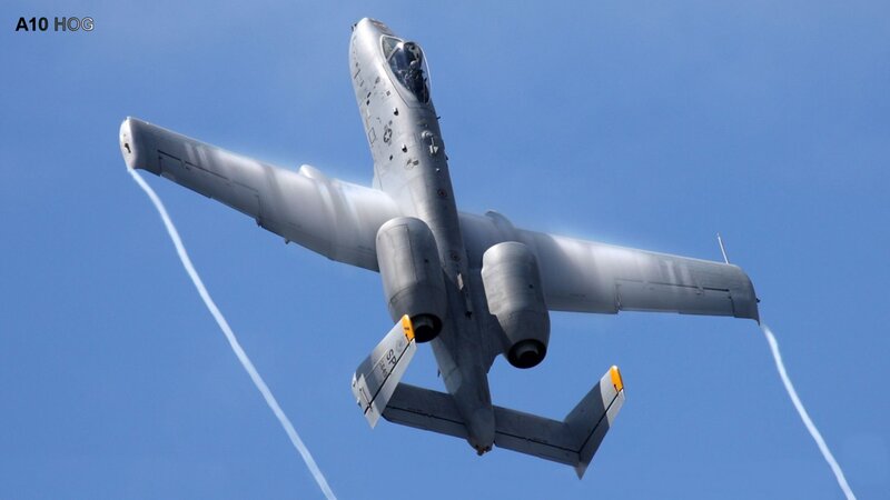 A-10 Thunderbolt II — Blue, Dramatic, Afternoon