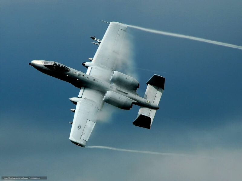 A-10 Thunderbolt II — Blue, Dramatic
