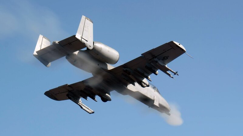 A-10 Thunderbolt II — Blue, Dynamic, Afternoon