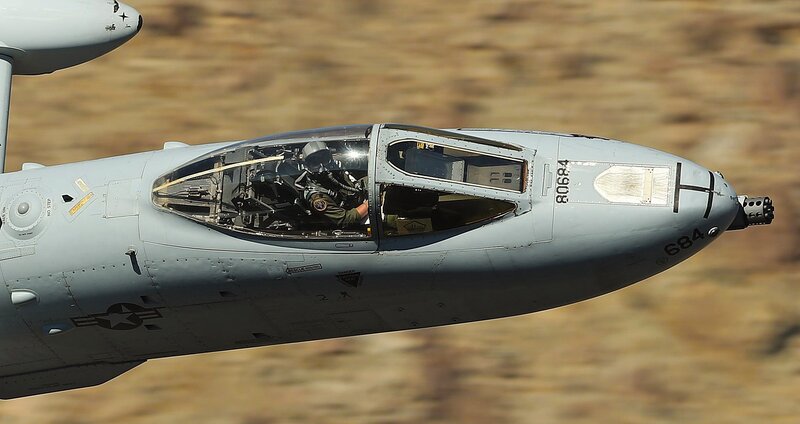 A-10 Thunderbolt II Cockpit — Gray