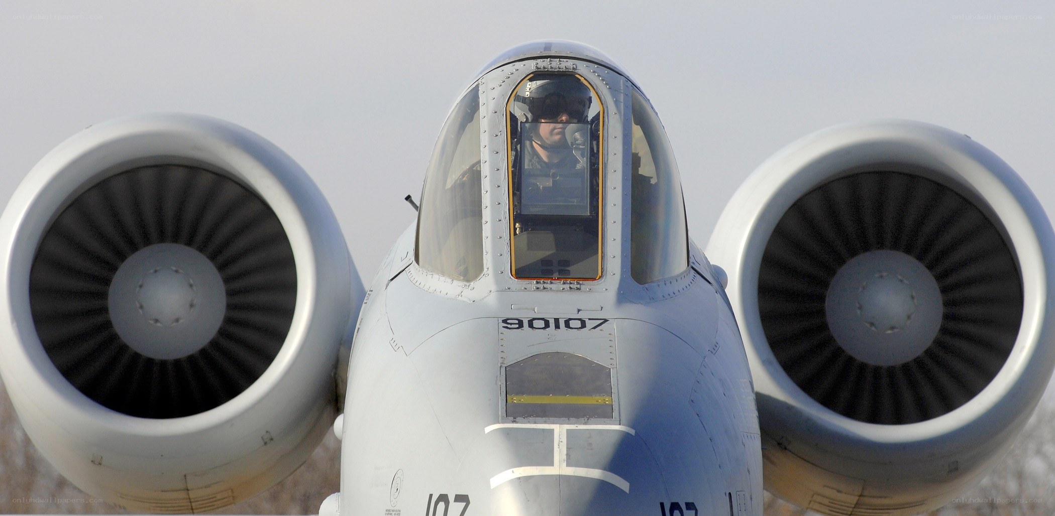 A-10 Thunderbolt II cockpit view