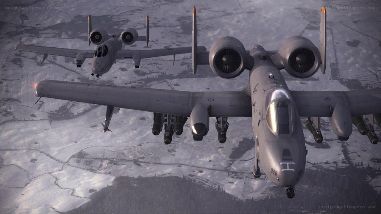 A-10 Thunderbolt II formation