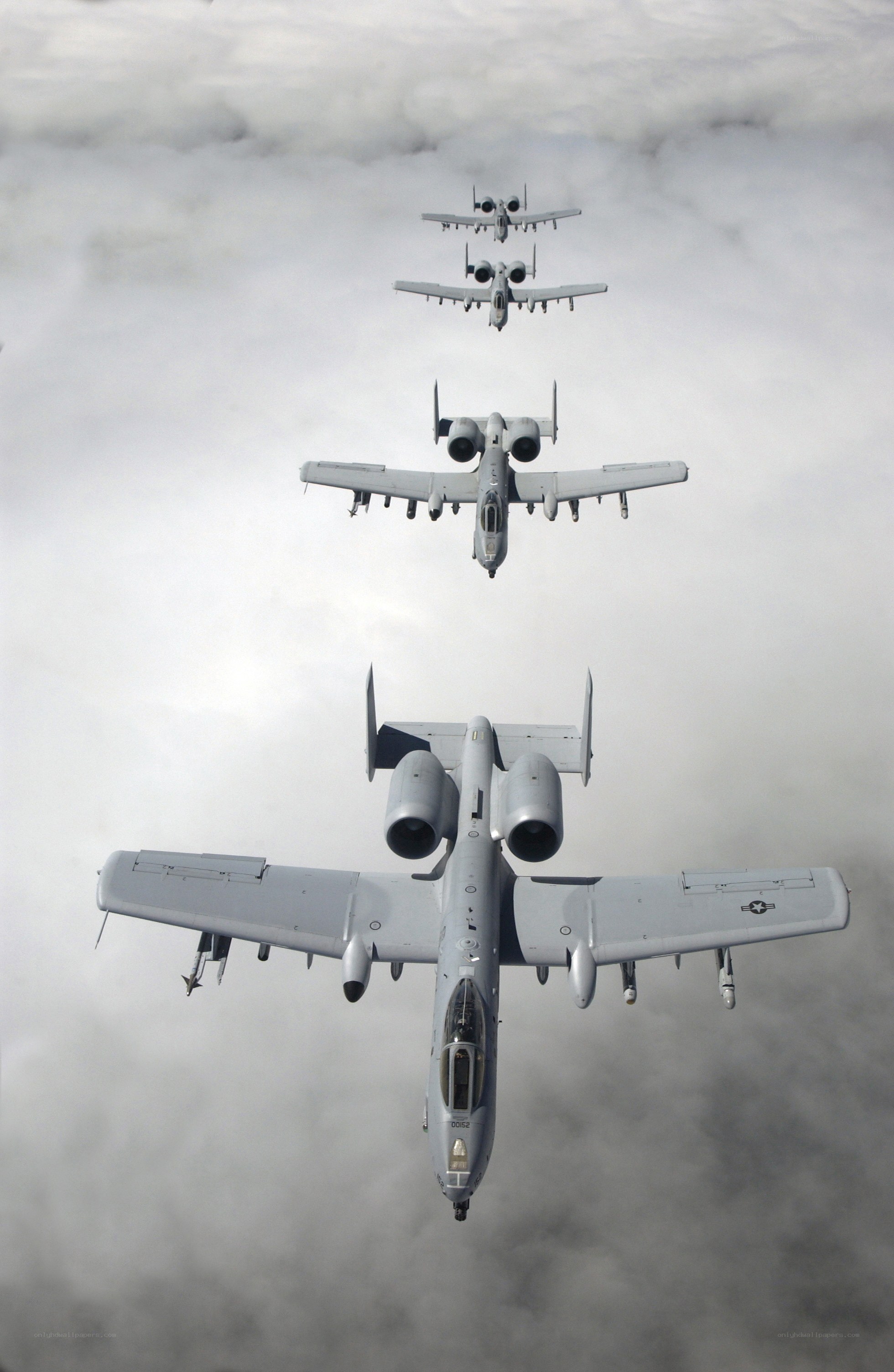 A-10 Thunderbolt II formation
