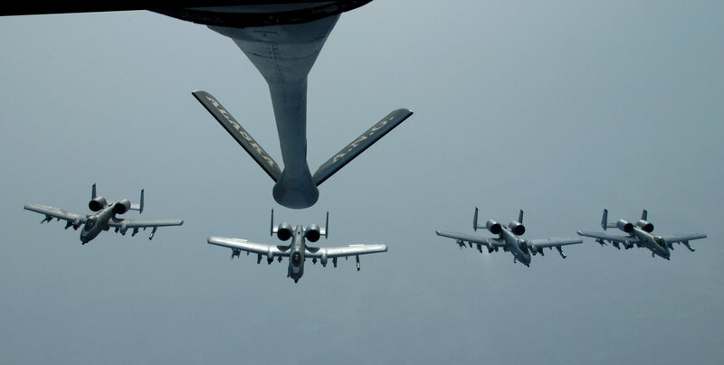 A-10 Thunderbolt II formation