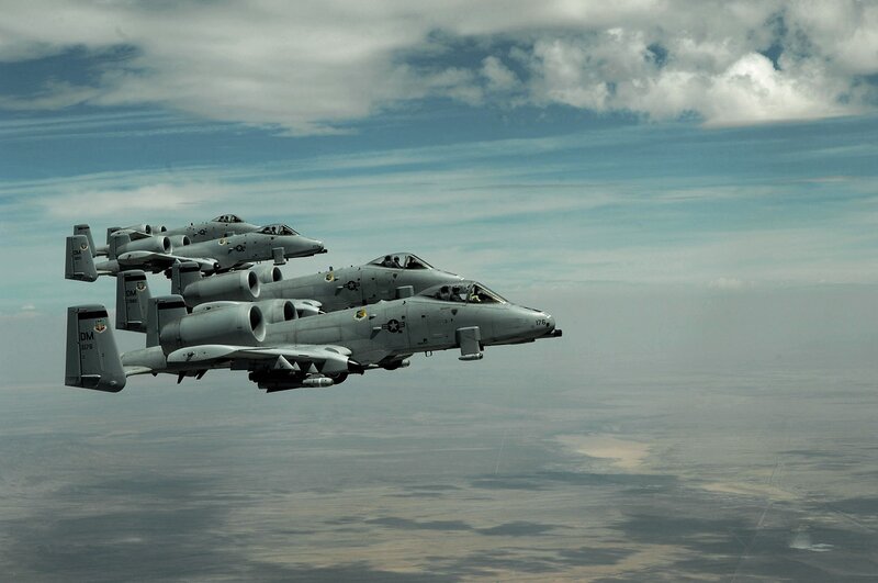 A-10 Thunderbolt II formation