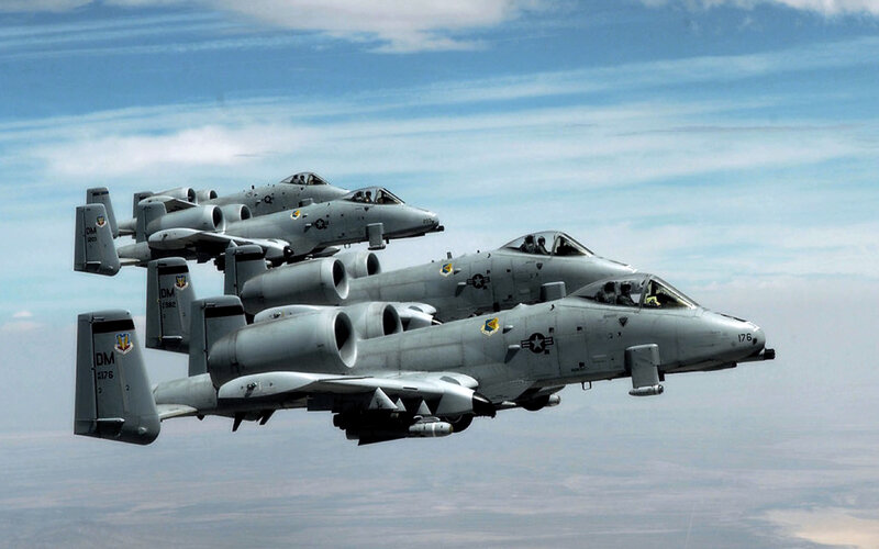 A-10 Thunderbolt II formation