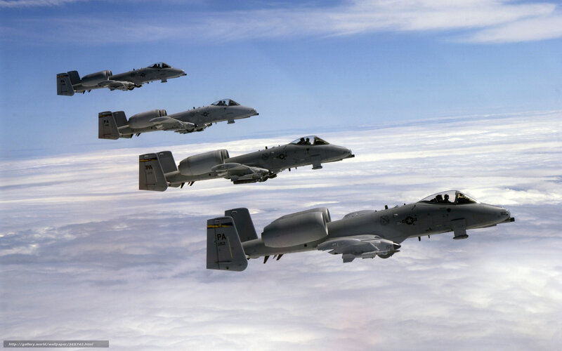 A-10 Thunderbolt II formation