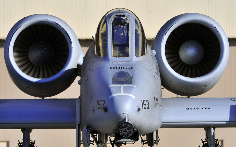 A-10 Thunderbolt II front view