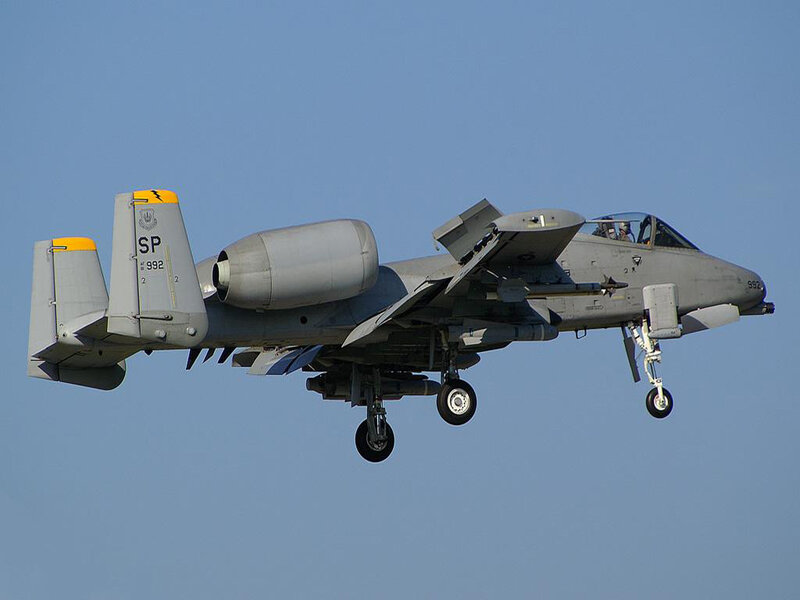 A-10 Thunderbolt II — Gray, Calm, Afternoon, Photograph