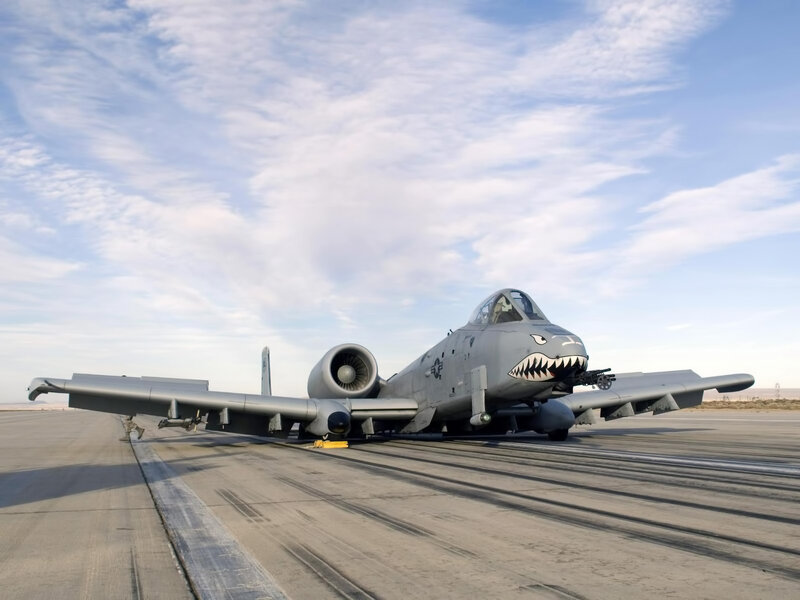 A-10 Thunderbolt II — Gray, Calm, Afternoon