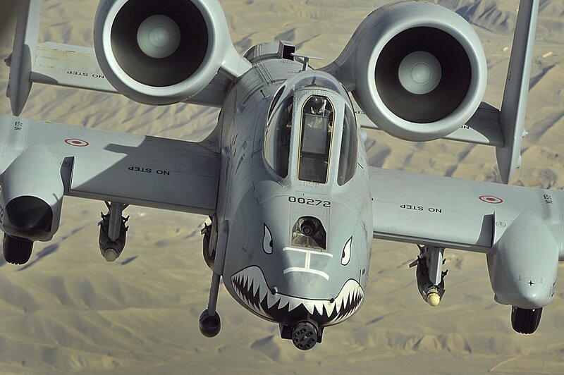 A-10 Thunderbolt II — Gray, Dramatic, Afternoon, Photograph, Aircraft, Desert, Weapons