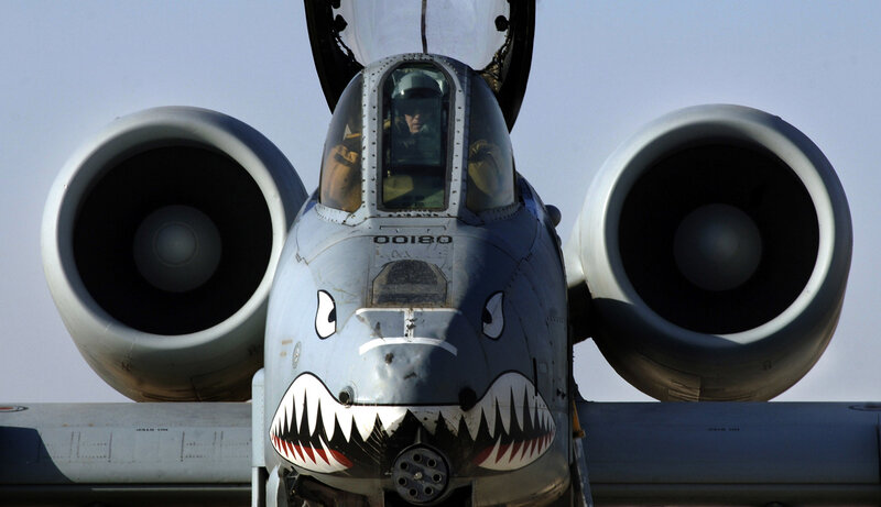 A-10 Thunderbolt II — Gray, Dramatic, Afternoon, Photograph, Aircraft, Pilot