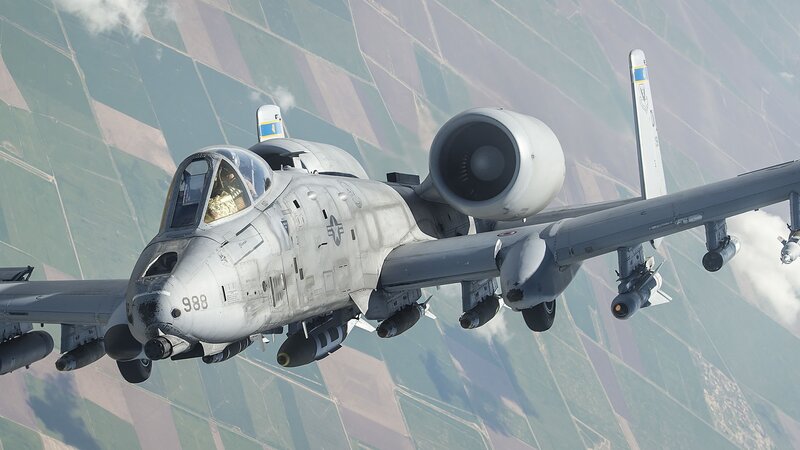 A-10 Thunderbolt II — Gray, Dramatic, Afternoon, Photograph, Aircraft, Pilot, Weapons