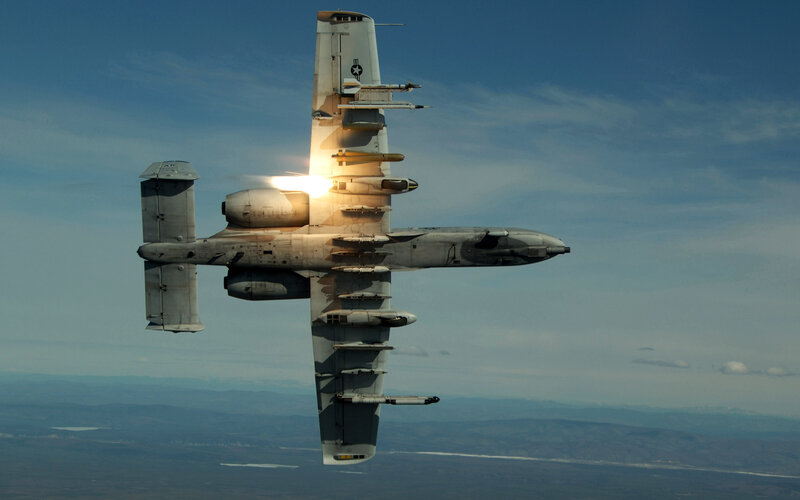 A-10 Thunderbolt II — Gray, Dramatic, Afternoon, Photograph, Aircraft