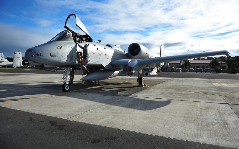 A-10 Thunderbolt II — Gray, Dramatic, Afternoon, Photograph, Military Aircraft