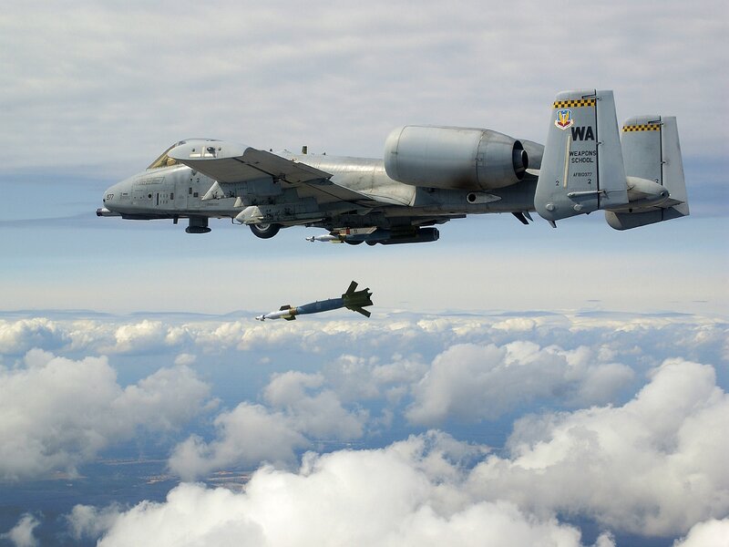 A-10 Thunderbolt II — Gray, Dramatic, Afternoon, Photograph