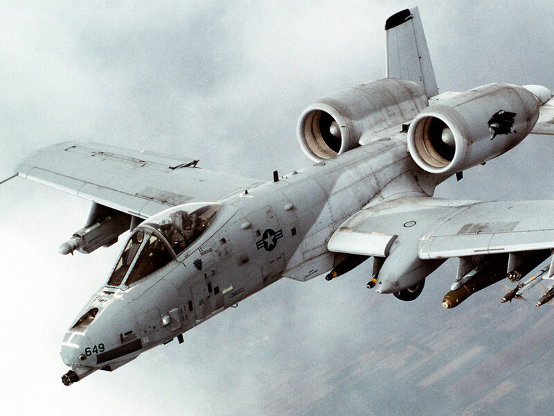 A-10 Thunderbolt II — Gray, Dramatic, Photograph, Aircraft, Engines