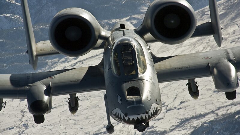 A-10 Thunderbolt II — Gray, Dramatic, Winter