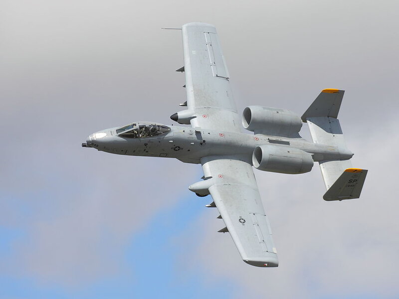 A-10 Thunderbolt II — Gray, Dynamic, Afternoon, Photograph