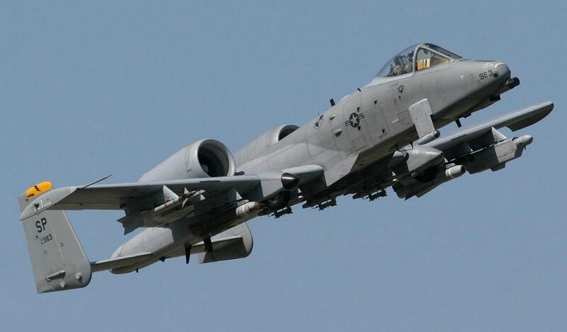 A-10 Thunderbolt II — Gray, Dynamic, Afternoon