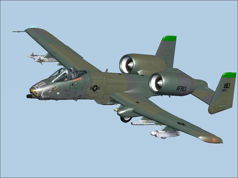 A-10 Thunderbolt II — Green, Neutral
