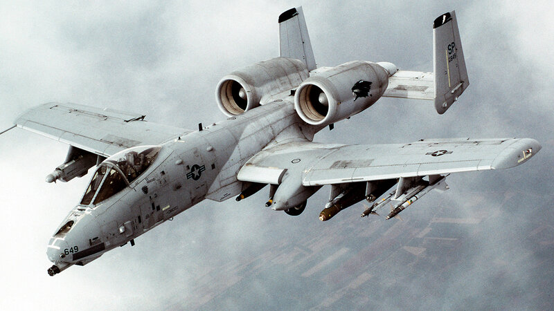 A-10 Thunderbolt II in flight