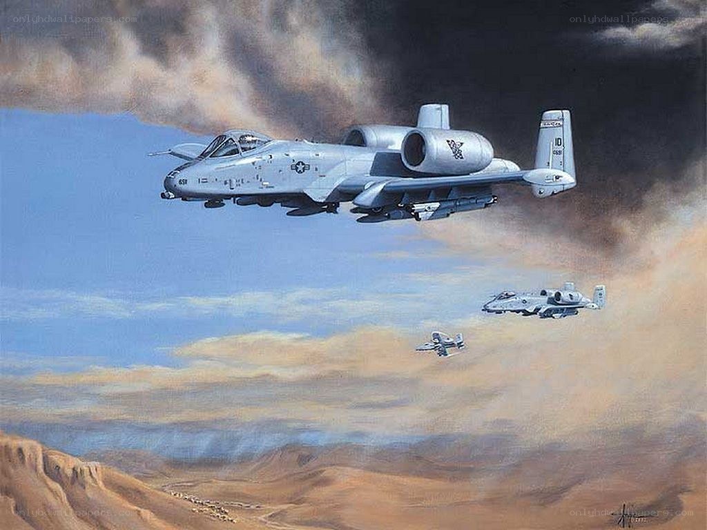 A-10 Thunderbolt II in flight