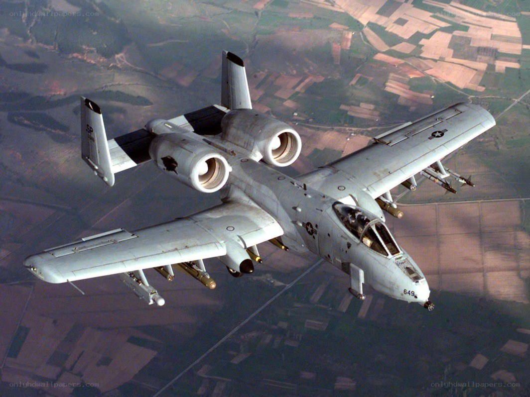A-10 Thunderbolt II in flight