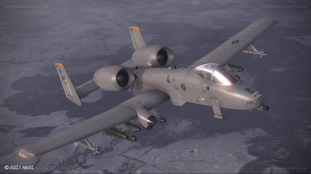 A-10 Thunderbolt II in flight