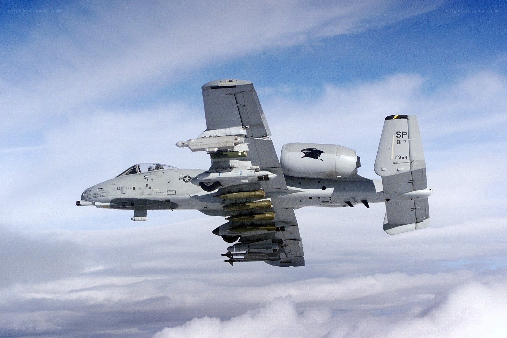 A-10 Thunderbolt II in flight