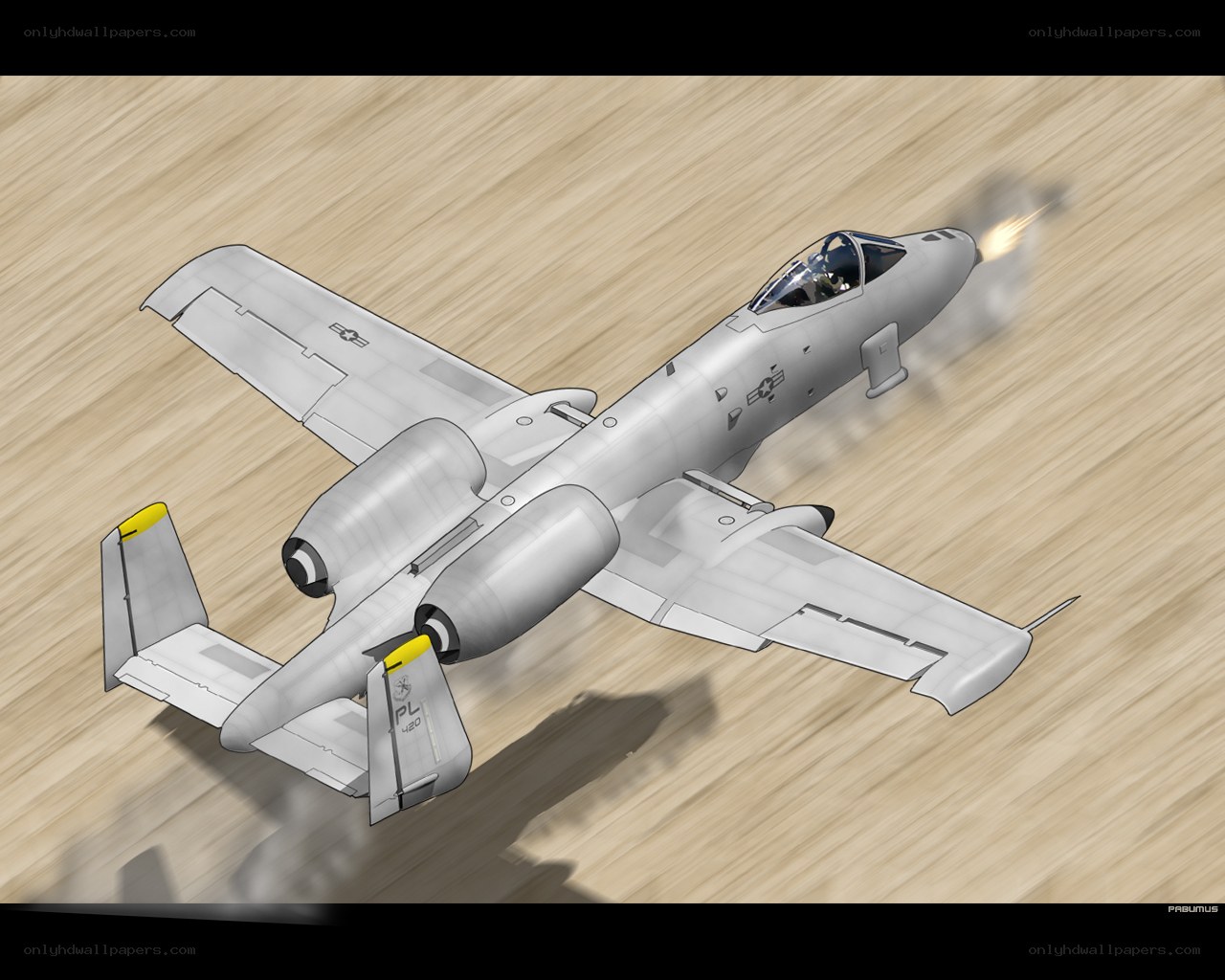 A-10 Thunderbolt II in flight