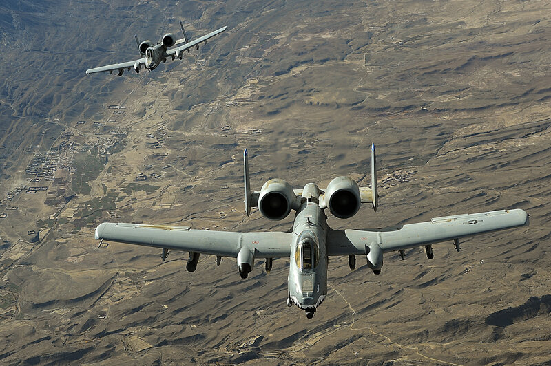 A-10 Thunderbolt II in flight