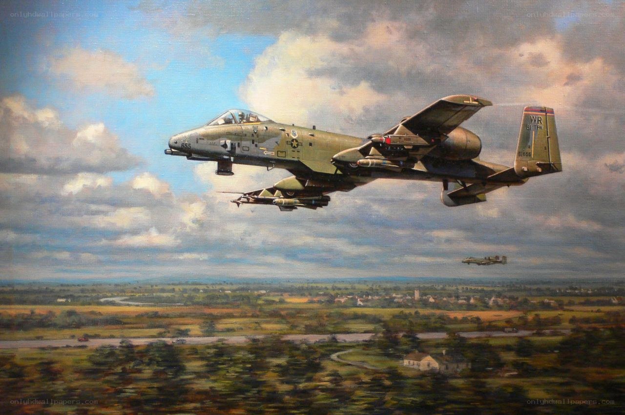 A-10 Thunderbolt II in flight