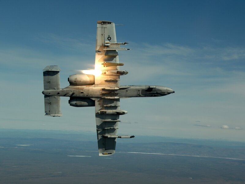 A-10 Thunderbolt II in flight