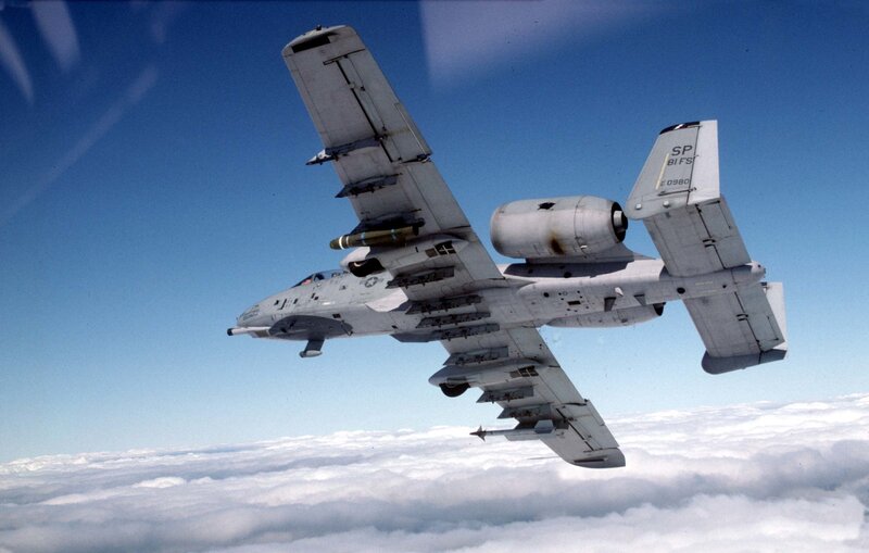 A-10 Thunderbolt II in flight