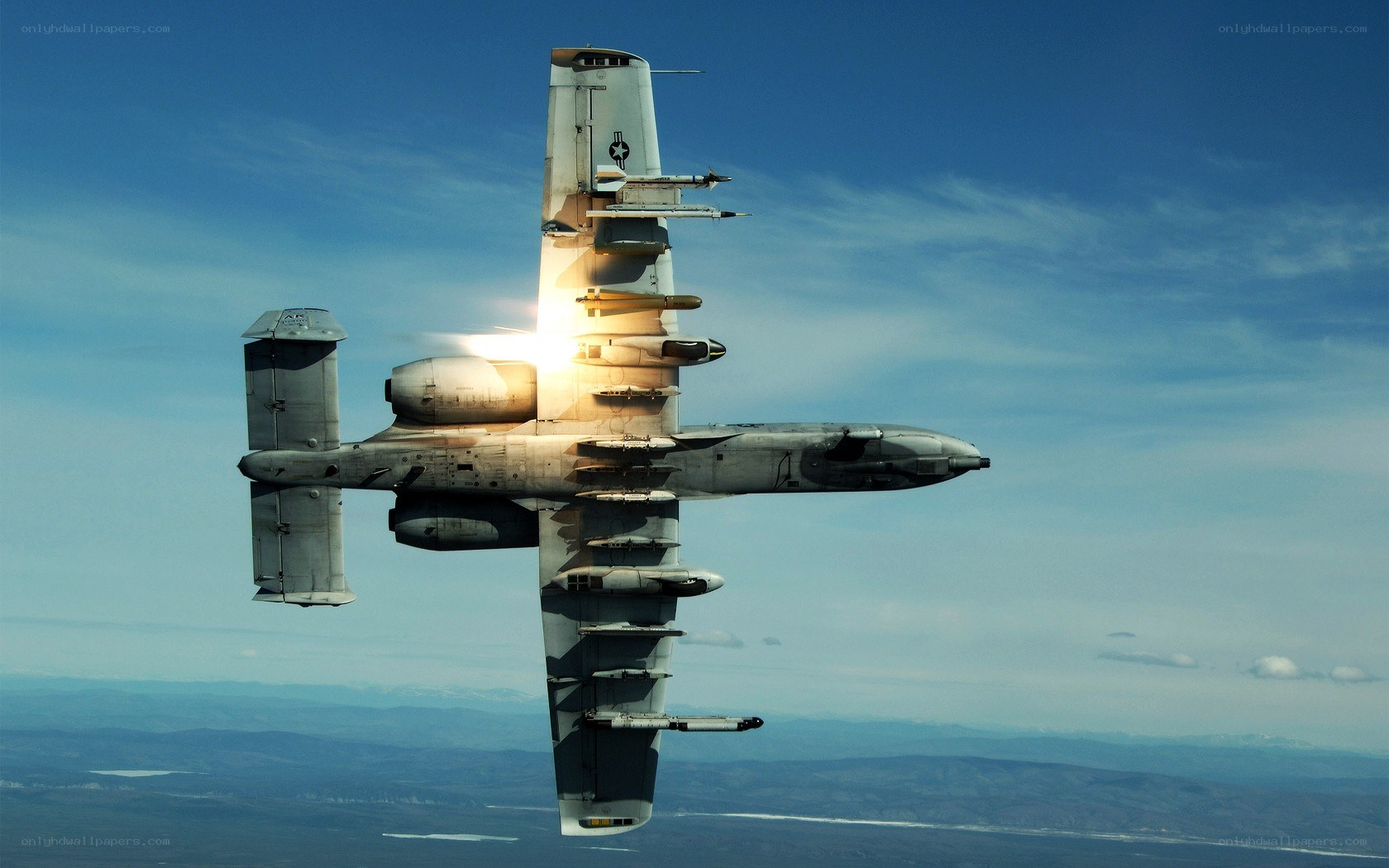 A-10 Thunderbolt II in flight
