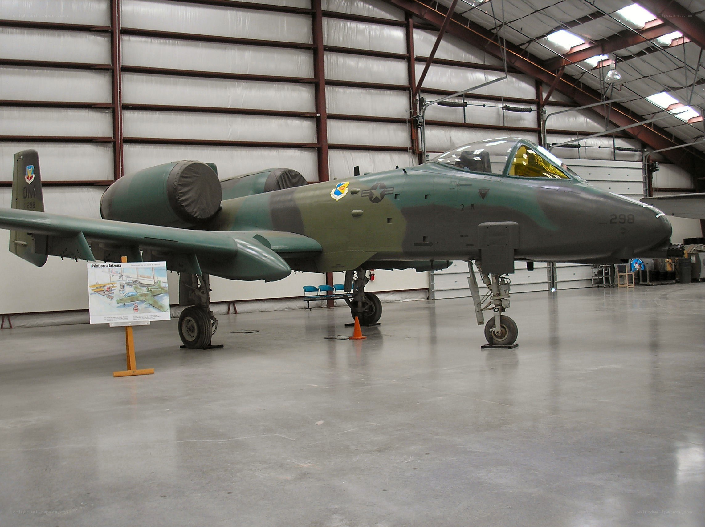 A-10 Thunderbolt II in museum