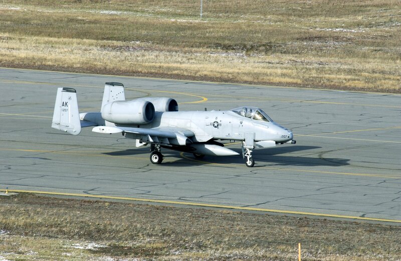 A-10 Thunderbolt II on runway