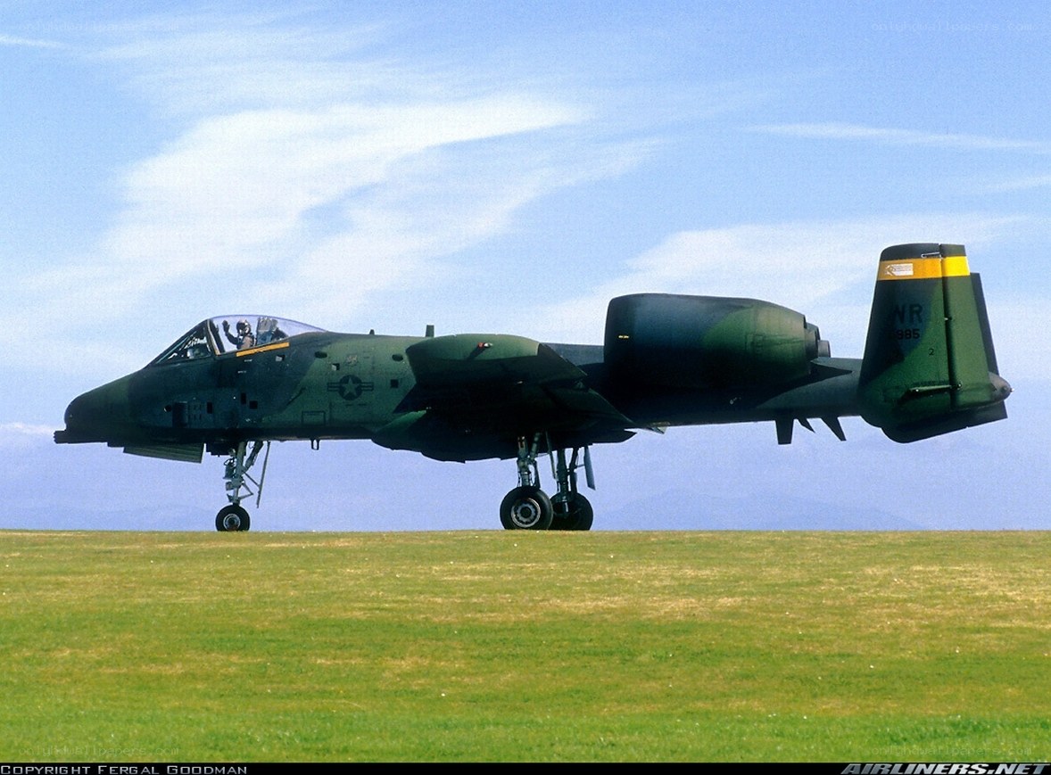 A-10 Thunderbolt II on runway