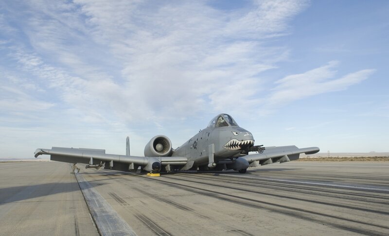 A-10 Thunderbolt II on runway