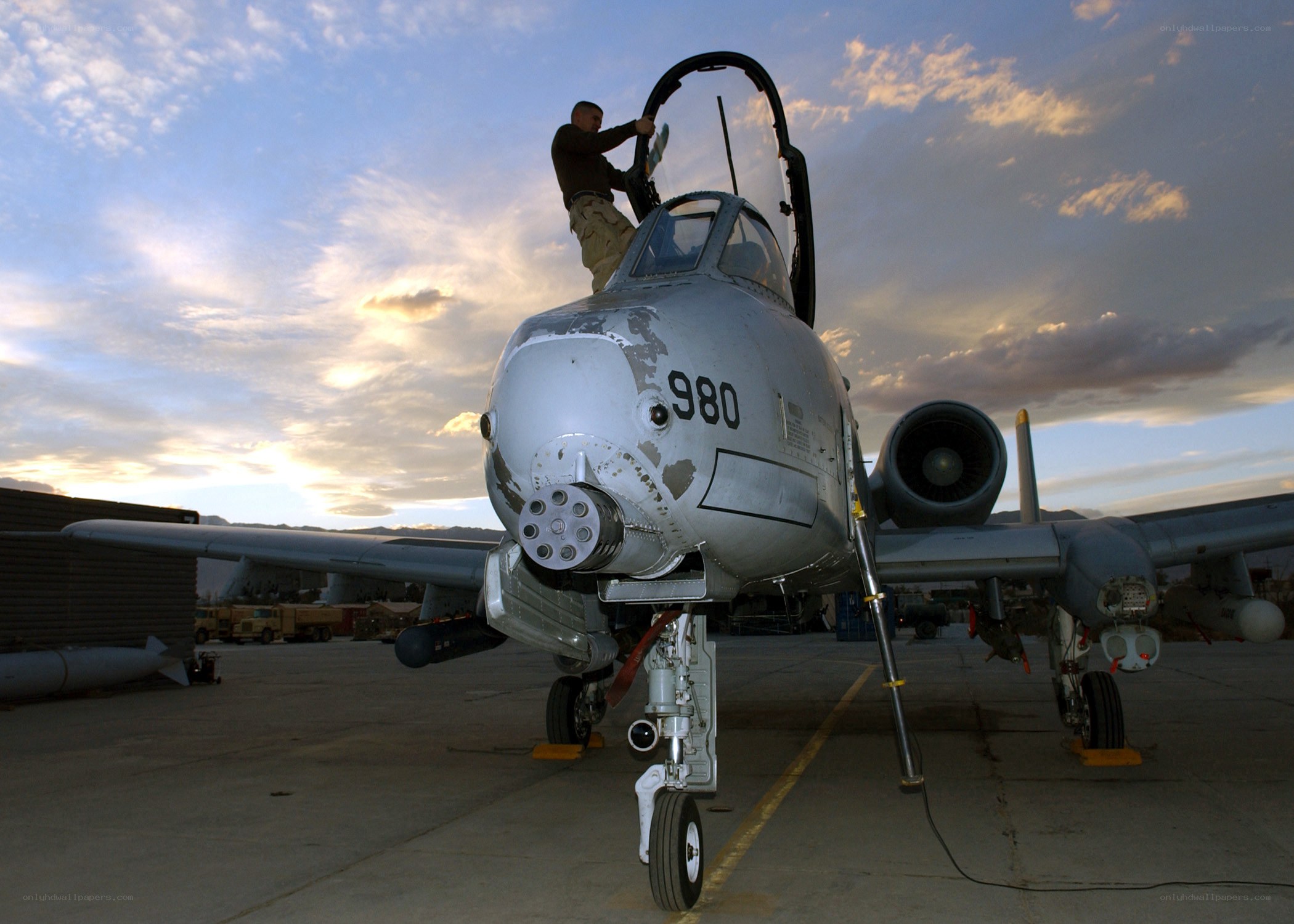A-10 Thunderbolt II on tarmac
