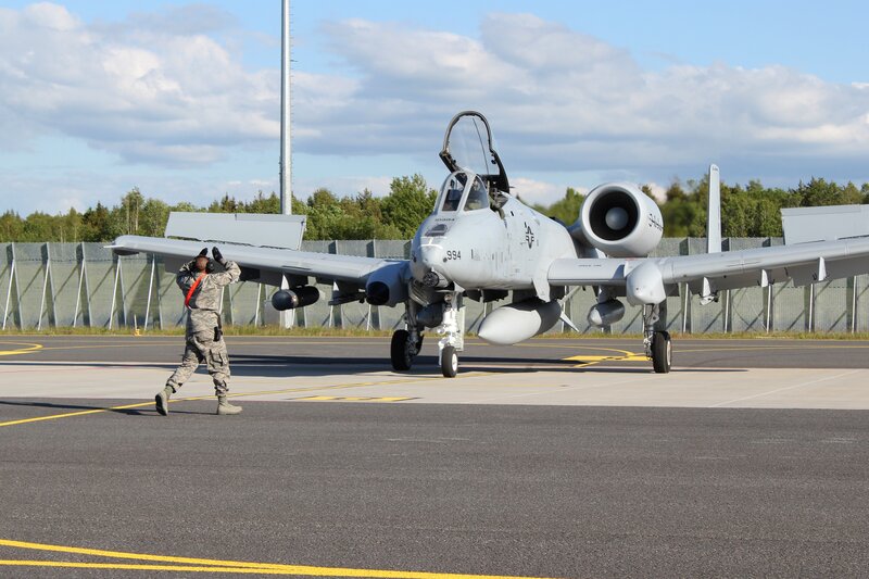 A-10 Thunderbolt II on tarmac