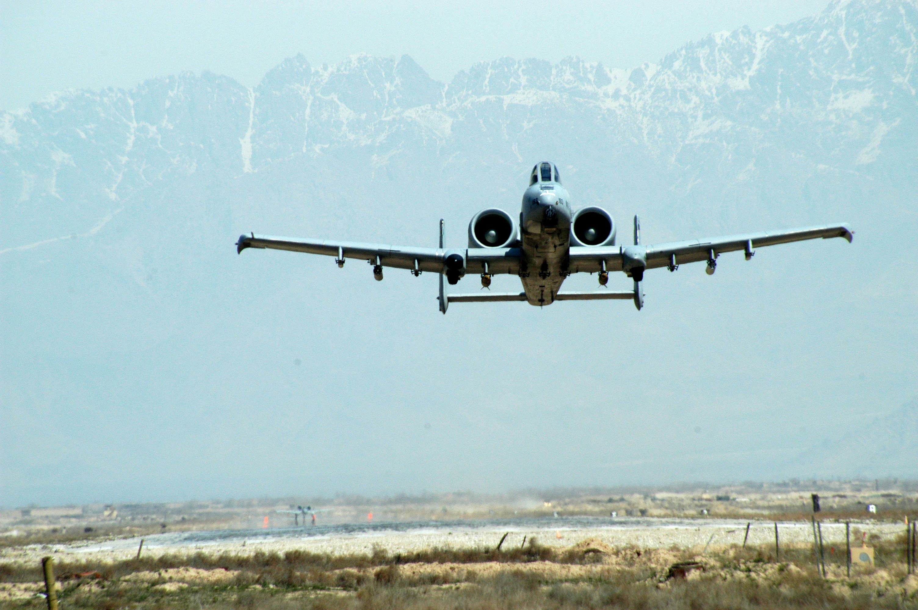 A-10 Thunderbolt II taking off