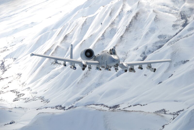 A-10 Thunderbolt II — White, Dramatic
