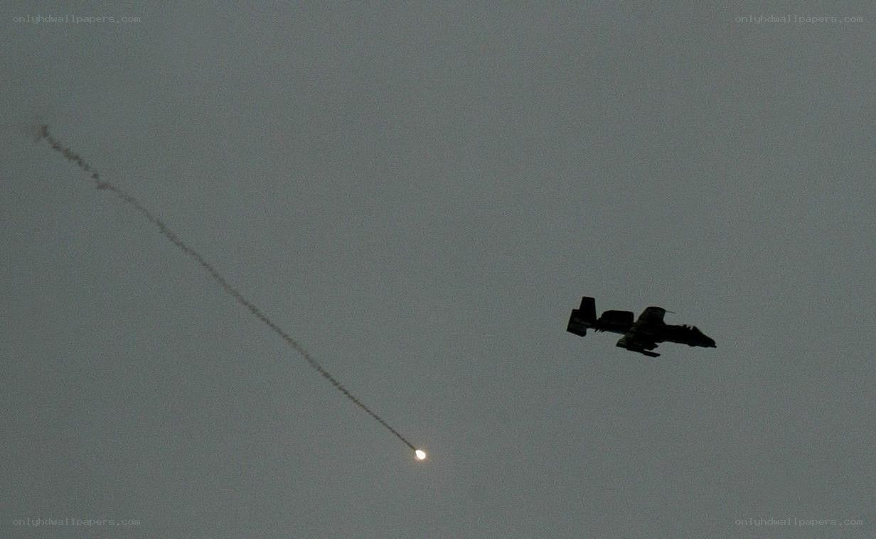 A-10 Warthog in flight