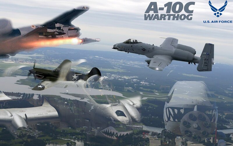 A-10C Warthog in flight