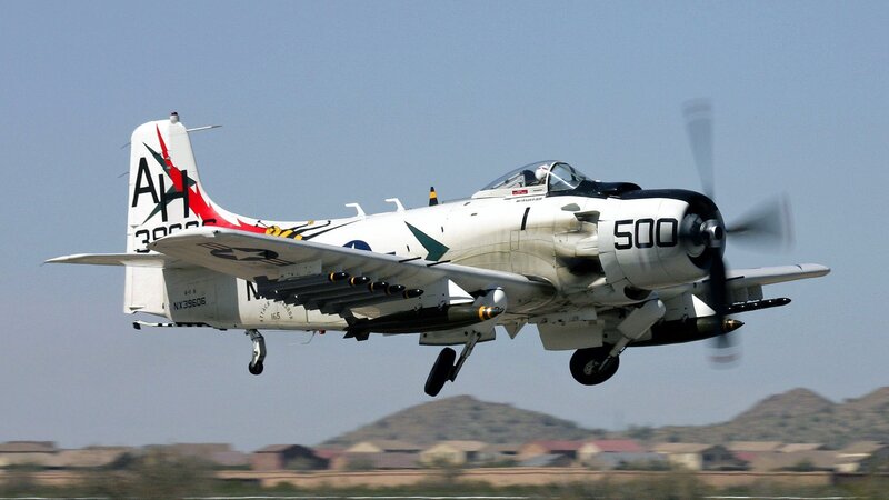 A-4 Skyhawk in flight