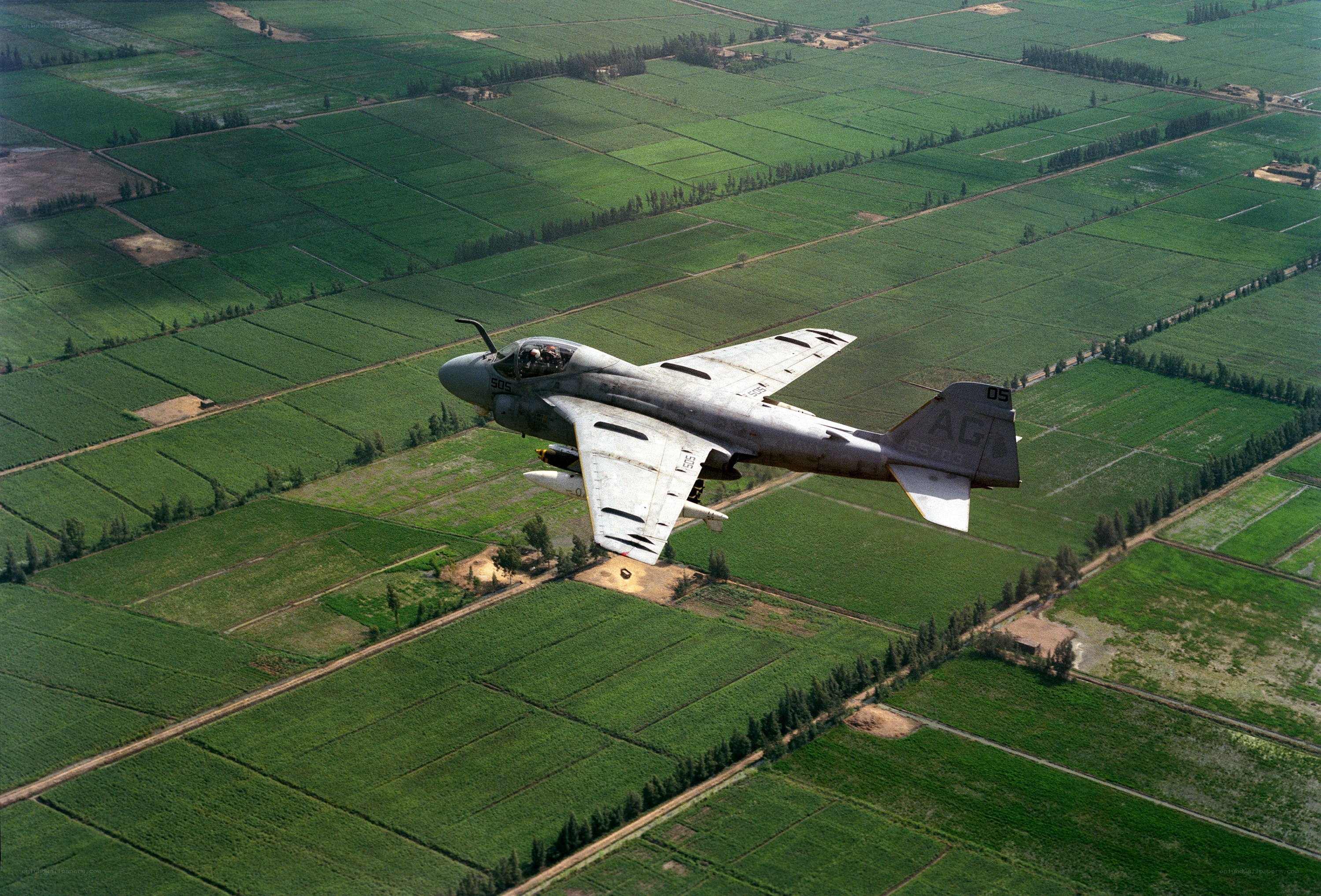 A-6 Intruder in flight